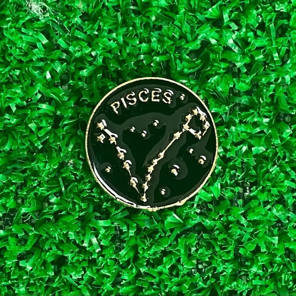 Pisces Zodiac Enamel Pin/ Brooch Lapel